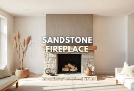 Sandstone Fireplace